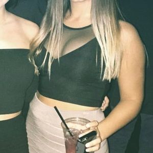 Charlotte Russe see-through crop